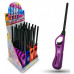 DISPLAY 24PZ ACCENDIGAS ANTIVENTO COL RICARIC (2pz)